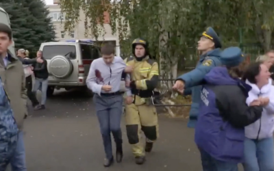 Another school shooting in Russia: At least 17 people dead, 24 more wounded after a 34-year-old gunman, a former student,  opened fire at a school in Russia’s Izhevsk