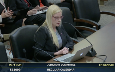 CPRC’s Nikki Goeser testifies in support of Tennessee’s Lifetime Order of Protection Expansion Bill