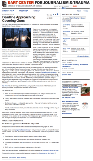 Dart Center Announcement Bloomberg