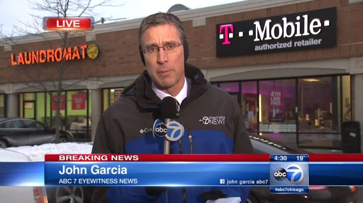 Chicago T-Mobile Shooting TV Reporter 01132016