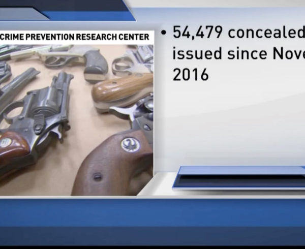 Showing that the number of concealed handgun permits in Florida have continued to rise after the election