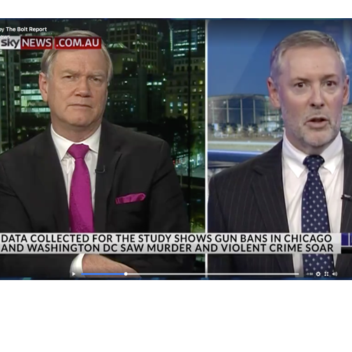 Kesten Green on Australia’s The Bolt Report about whether more guns mean less crime