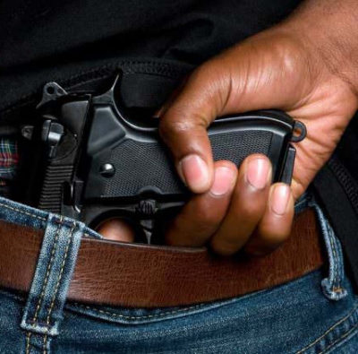 People legally carrying weapons have helped cops remedy crimes