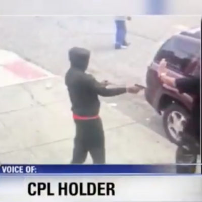 Dramatic self defense by concealed handgun permit holder caught on high definition video