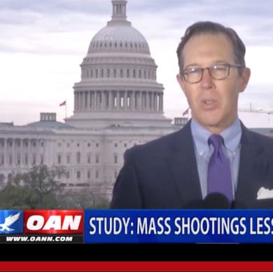 On the One America News Network: Study: Mass Shootings Less Frequent in the US