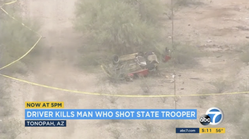 “Good Samaritan” legally carrying gun shoots man attacking Arizona state trooper