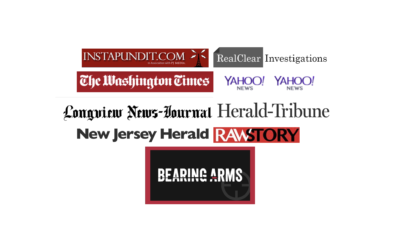 CPRC in the News: Real Clear Investigations, Instapundit, Washington Times, Yahoo News, and much more