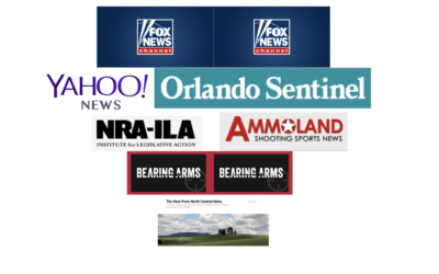 CPRC in the News: Fox News (2), Orlando Sentinel, Yahoo! News, Missoula’s KGVO, Bearing Arms, and more