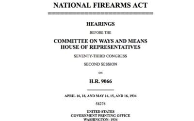 Is the National Firearms Act of 1934 a Tax?: Understanding Why the Hearing Protection Act and the SHORT Act Measures in the Budget Reconciliation Bill Should be able to Pass the Senate’s Byrd Rule