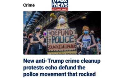 Extensive Interview at Fox News: New anti-Trump crime cleanup protests echo defund the police movement that rocked 2020