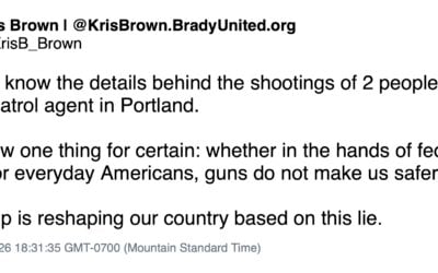 Gun Control Activists Once Again Argue for Disarming the Police, From Brady to Giffords to Moms Demand to The Trace