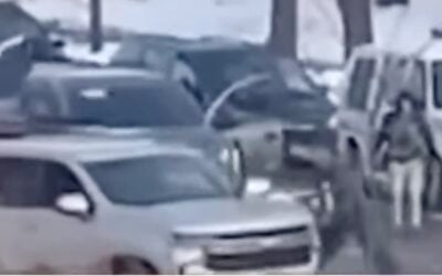 Videos of Renee Goode hitting ICE Agent with her car