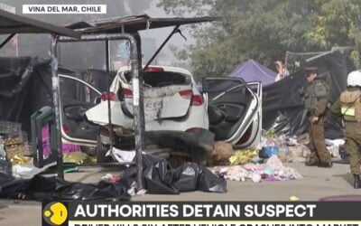 Driver plows into people at a street festival Sunday in Chile, killing at least six, another seven injured
