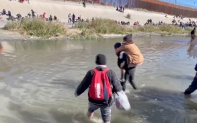 During the Biden Administration, 80, 90 percent, sometimes 100 percent of the border agents pulled away from guarding the border