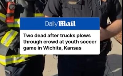 Child among 2 killed after vehicle drives onto soccer field at Kansas