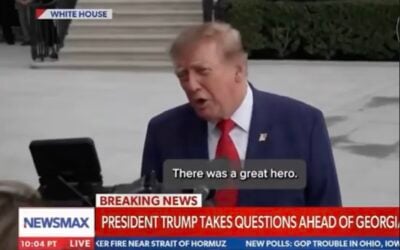 Trump on the Oregon School attack stopped by Permit Holder